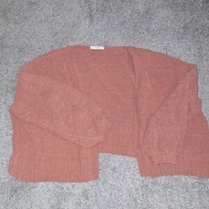 moon & madison Terracotta Cardigan
